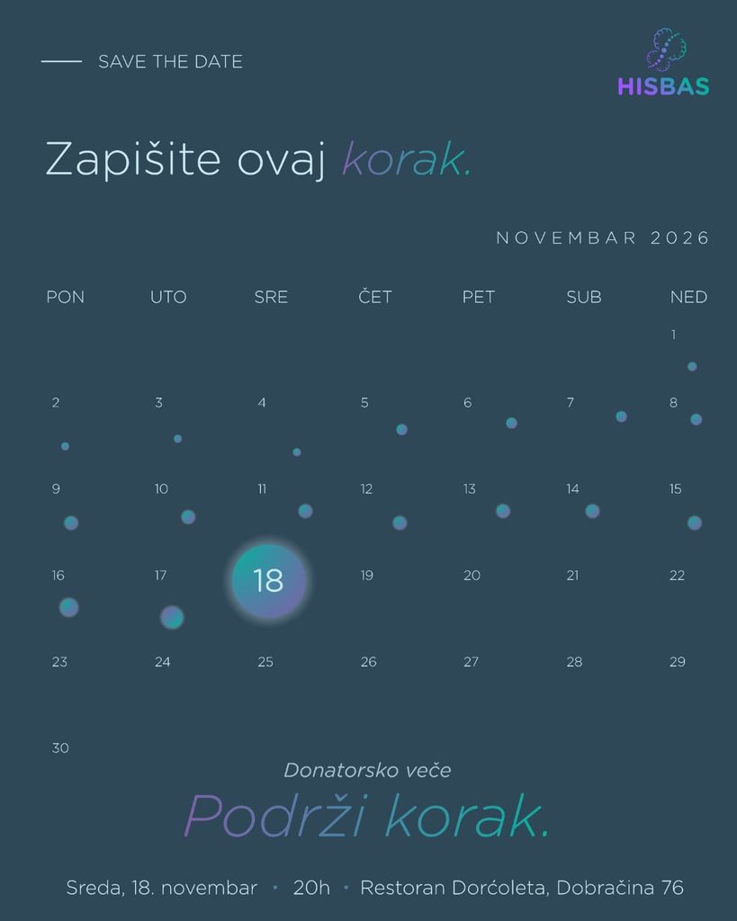 Donatorskom večerom udruženje Hisbas obeležava svetski dan spina bifide